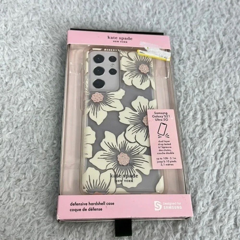 Kate Spade Phone Case Samsung galaxy S21 new in box open box Floral Tropical